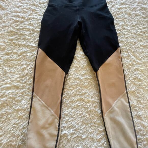 Fabletics Zone High-Waisted 7/8 Blk/Cafe Ole/Honey milk Size XXS - Picture 5 of 9